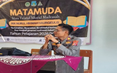 Sinergi Polsek dan Akademisi, Hari Ketiga MATAMUDA MA Nurul Hikmah Haurgeulis Kupas Anti-Bullying hingga Motivasi Gen Z